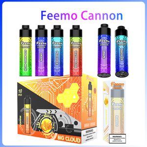 Origin Puff 10000 Züge Einweg-Vape Big Cloud EU-Versand Feemo Cannon Einweg-Vapes Typ-C-Kabelladung mit 0,5 Ohm Widerstand Luftverstellbar