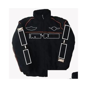 Moto abbigliamento f1 giacca da corsa autunno e logo ricamato invernale invernale.