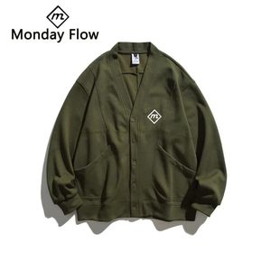 Mondayflow Golf Roupas Outono Inverno Mens Trench Jacket Moda Casaco À Prova de Vento Esportes Jaquetas Ao Ar Livre 240119