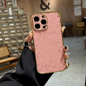 electroplate Fashion Cases Compatible with iPhone 14 Plus 15 Pro Max 13Pro 12Pro 12 11 Silicone Full Body Protective Cover Shockproof Luxury designer Phone case
