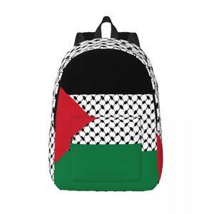 Sacos Palestina Bandeira Clássica Mochila Presente High School Trabalho Palestino Hatta Keffiyeh Daypack para Homens Mulheres Laptop Canvas Bags