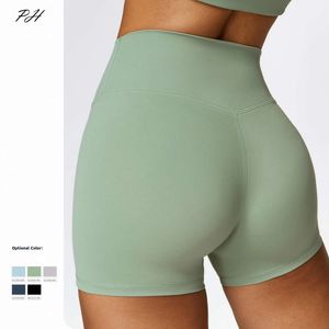 2024 Lu Lu Lemon Align Yoga Up Workout Leggings Kvinnor Tryck på sportstrumpbyxor Kort Hög midja Scrunch Fitness Pants Sexig Running Shorts Gym Bär ny jogger