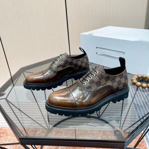 Herren-Kleiderschuh, Designer Damier, lässige Fahrschuhe, HOCKENHEIM MOCCASIN, Gummi-Nuds-Außensohle, Slip-on-Loafer für Herren, Größe 6,5–12, 1,9 20