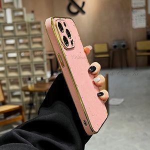 Luxury Lens Protection Bumper Shockproof Leather Mobile Phone Case For iPhone 14 13 12 11 15 Pro Max Plus Cellphone Cover Shockproof Camera Protective Back Cover case