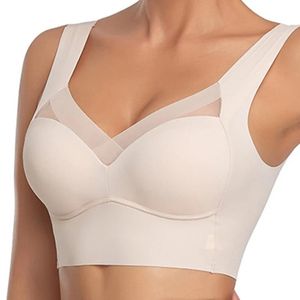 Giacche Burvogue Reggiseni senza cuciture da donna Reggiseno sportivo taglie forti Supporto superiore Intimo confortevole Reggiseno Yoga Fiess Gilet da notte Bralette