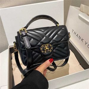 Fashion Handbag 2023 Summer New Women's Texture Single Shoulder with Diamond Embroidered Thread Crossbody Bag Trendy 70% off outlet online sale