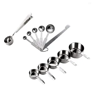 Measuring Tools 12 Pcs Baking Kit Spoon Set Cups And Spoons With Scale Measurement