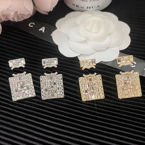 Boutique-Parfümflaschen-Ohrringe, modischer Stil, Liebesgeschenk-Ohrringe, hochwertiger Charm-Schmuck mit Box, versilberte Diamant-Ohrringe, Winter-Luxus-Schmuck-Ohrstecker