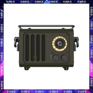 Lautsprecher Original XOG Bluetooth-Lautsprecher Retro-Jeep-Stil FM-Stereo-Surround-Bass-Boost-HiRes-Lautsprecher Tragbare Outdoor-Camping-Soundbox