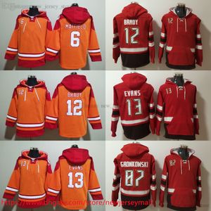 DIY Tasarımcı Tom Brady Hoodie Erkekler Çocuk Kadın Julio Jones Mike Evans Devin Beyaz Kış Peluş Sweater Hooded Ins Moda Gençlik Öğrencileri İlkbahar ve Sonbahar Takımı Hoodie