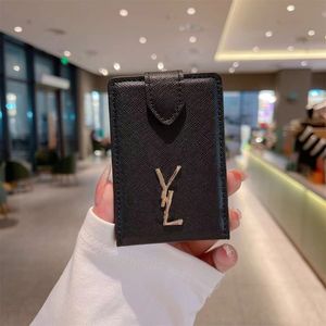 Fashion Womens Multi layered Card Bag Designer Womens Y Coin Wallet Large Capacity Upper and Lower Mouth Mens Drivers License Bag