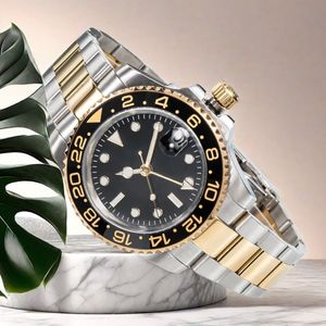 high quality automatic mechanical men watch vintage 904l 40mm ceramic bezel Sapphire watche waterproof fashion watches green black luminous wristwatch With Box