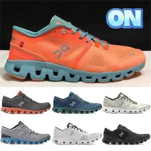 أحذية تدير أحذية جديدة على X Sneakers ثلاثية أسود أبيض رماد سبيكة رمادية ألو العاصفة الأزرق الصدأ الحمر