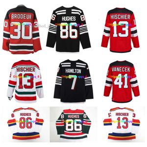 Jack Hughes Dougie Hamilton New Devils CCM Hockey Jersey Nico Hischier Martin Brodeur John Marino Kevin Bahl Tyler Toffoli Holtz Scott Stevens Erik Haula Size 8247