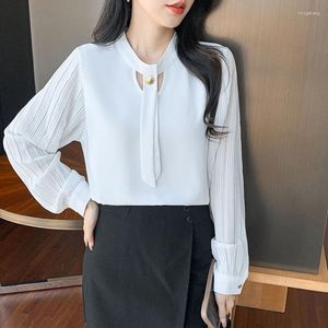 Women's Blouses Korean Fashion Ladies Shirts Blouse Women Tops Female Woman Pullover Shirt Girls Casual Long Sleeve Py7510