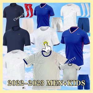 2023 FranC Club Komplettsets Französische Trikots Fußballtrikots GIROUD MBAPPE GRIEZMANN SALIBA PAVARD KANTE Maillot De Foot Equipe Maillots Kinderset Damen Herren Fußballtrikot