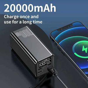 Cell Phone Power Banks 100000mAh Power Bank Type C PD 65W Fast Charging Powerbank External Battery Charger For Smartphone Laptop TabletL2301