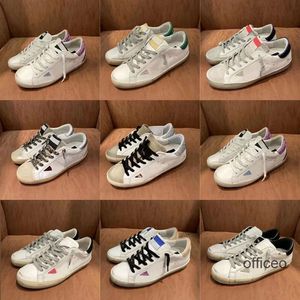 Star Super Shoes Designer Women Men Men Nowe wydanie Włochy Sneakers Classic White Do Old Dirty Casual Shoe Lace Up Woman Man Unisex 10a