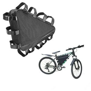 Bags Rainproof Bicycle Bag Shockproof Bike Saddle Bag Bike Liion Battery Bag Large Capatity Seatpost Mtb Bike Frame Bag Accessories