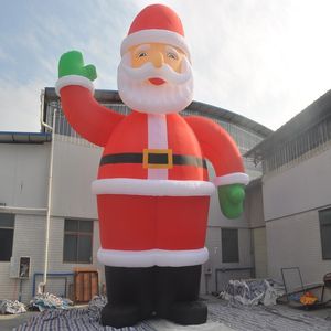 8mH 26.2ft wholesale Inflatable Father characters Christmas decorations Store display Santa Claus 4/6/8 M high or Customed classic type for party Advertising