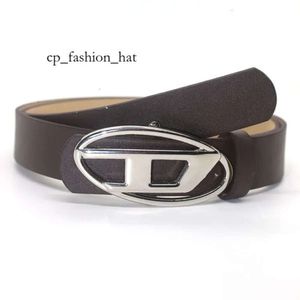 Diesel Belt Designer Fashion 2024 New Style Diesel Letter Oval Metal Snap Diesel Top Buckle For Men and Women Versatile Luxury Belt Matching Diesels Belt 9349