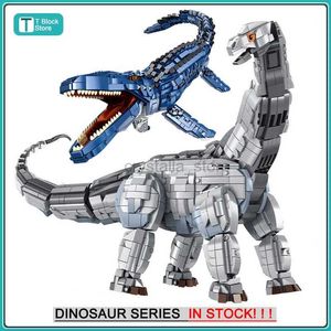 ブロック恐竜おもちゃジュラシックパークインドミヌスレックス恐竜世界ビルディングブロック