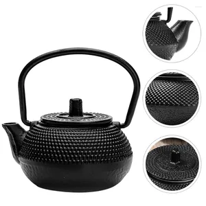 Servis uppsättningar Cast Iron Teapot Mini Ware Desktop Decor Small Decorative Teaware Office Miniature Prorning Kettle