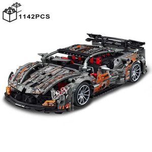 Blocks 1142PCS Technical McLaren Sport Car Building Blocks with 2 Style Sticker High Speed Vehicle Assemble Bricks Toys Gifts For Adult 240120