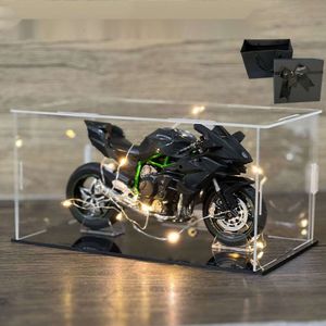 KKKawasakiii H2R modelo de motocicleta locomotiva liga decoração simulação brinquedo menino amigo presente