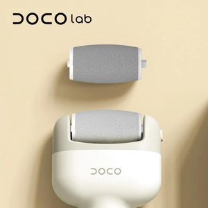 ファイルdoco 2pcs除去剥離装置交換ヘッドリムーバーフットトリマーサンディングヘッドセット粗くて細かいサンディングヘッド