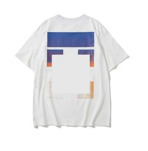 夏のTシャツオフホワイトシャツメンズレディザイナーオフTシャツルーズティートトップカジュアルシャツLuxurys衣料品スリーブポロスTシャツプラスサイズ1632