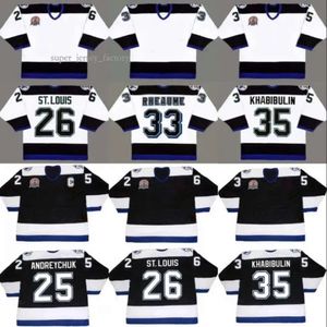 Lighing Retro Hockey Jersey 35 Nikolai Khabibulin 33 Manon Rheaume 22 Dan Boyle 44 Roman Hamrlik 4 Vincent Lecavalier DAR 7087 8035