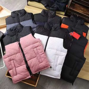 Mens Vests Men Winter puffer Vest Women Down Gilet Waterproof Casual Couple Parka Outdoor Warm Puffy Outfit Outwear Multicolor Top Vests Streetwear Spring Winter H4