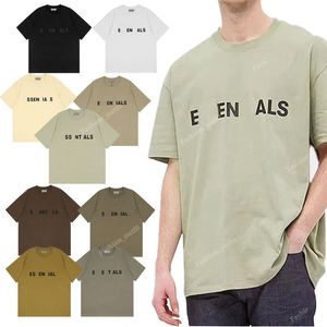 2024 Yeni Amerikan Ağır Pamuk Kısa Kollu Yarı Sleevemen'in Gevşek Yuvarlak Boyun İnce Dipleri Genç Erkekler Çift T-Shirt