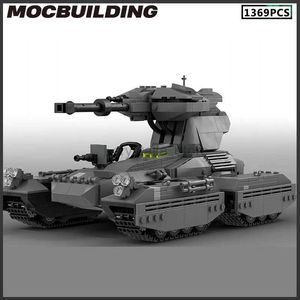 Blocos MOC Building Blocks Scorpion Tank Armored Car Modelo DIY Bricks Creative Assembly Toy Game Coleção Presente de Natal Aniversário 240120