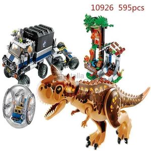 Bloki w magazynie 2022 World Dinozaur Zestaw z 11580 10925 10924 10920 Model Building Bloks Cegły Non-Remot Control Build Block Toy