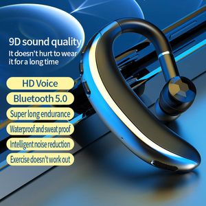 Wireless Bluetooth Earphones Headphone T200 Handsfree Noise Cancelling Earphone Business Headset Voice Control with Mic for Driver Sport Earbuds