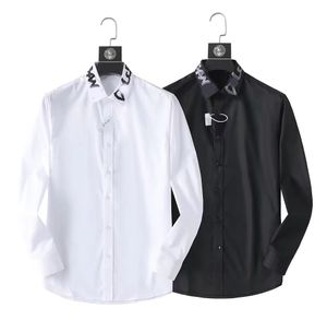 Shirt Designers Mens Dress Shirts Business Fashion Casual Shirt Brands Men Spring Slim Fit Shirtsasian Size M-3XL #07