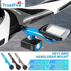 Lights He11 Road Bike GPS Mount Garmin Computer Holder Cykel Front Light Bryton TtryBar Extender för Garmin Edge 520 Plus 820 810