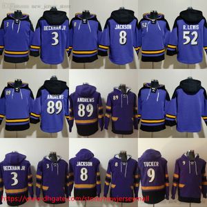 DIY DESIGNER LAMAR JACKSON HOUDIE MEN MENS KIDS KVINNA Vinter Plush Tröja Odell Beckham Hooded Ins Fashion Youth Studenter Spring and Autumn Team Hoodies Justin Tucker