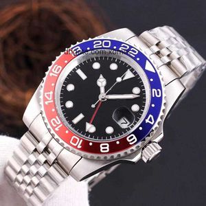 Najwyższej jakości mężczyźni oglądają automatyczną stal ze stali nierdzewnej Sapphire Mirror Mechanical Watch Glass Luksusowe zegarki nurkowie cqvu