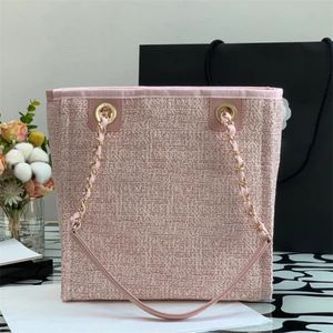 10A Mirror Quality Designer Shopping 27 cm Fashion Designer Väskor den stora kapacitet kvinnan axelhandväska lady crossbody bagss tygväska pur