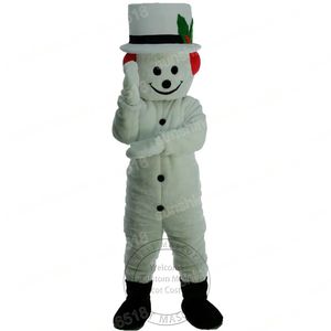 Hot Snowman Mascot Costume Cartoon theme character Carnival Unisex Halloween Carnival Adults Birthday Party Fancy Outfit For Men Women