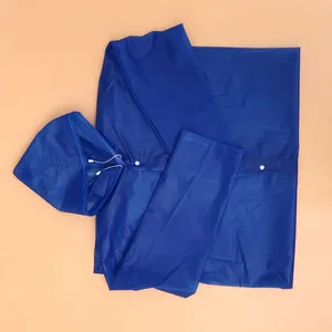 Capas de chuva capa de chuva transparente impermeável poncho para passeios ao ar livre (azul)