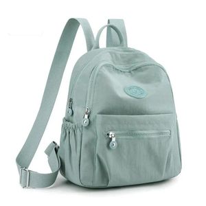 Bags Women's Travel Small Backpack Nylon School Shoulder Bag Lady Lightweight Mini Rucksack Daypack