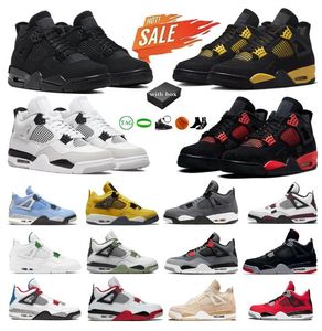 Scarpe da uomo e da donna Scarpe sportive Military Black Cat Fire Red Thunder Sail White Olivia Sail University Blue Bred Run Shoe