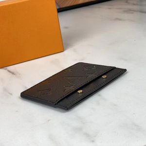 Designer wallet Men's and Women's Credit Handbag Mini Wallet Card Holders Fashion Short Luxury Wallet Key Coin Card Holder Solid leather Luxury Black Wallet with Box