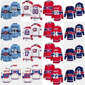 Hot Montreal Hockey Canadiens 22 Cole Caufield Jersey 20 Jur Slafkovsky 71 Jake E Christian Dvorak Nick Suzuki 62 Artturi Lehkonen 73 '1308