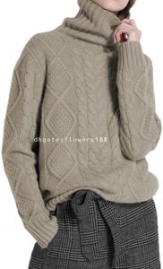 Damenpullover, Wollpullover, Damen-Rollkragenpullover, weiblich, lockere Langarm-Tops, Winter, dicker Strickpullover