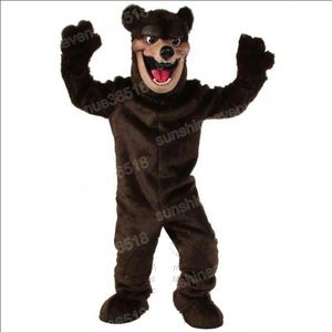Brown Bear Mascot Costume Cartoon theme character Carnival Unisex Halloween Carnival Adults Birthday Party Fancy Outfit For Men Women